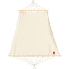 Çift Kişilik Kumaş Hamak Salıncak Pamuklu Branda Kumaşı Bağlama Ipli 300 kg 120 cm x 190 cm