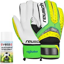 2'li Set Reusch Profesyonel Doğal Lateks Kaleci Eldiveni - Hediye Kaleci Eldiveni Tutucu Sprey