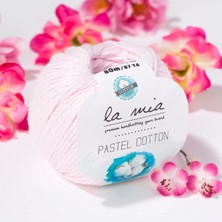 La Mia Pastel Cotton Pembe El Örgü Ipi - L057 - 33616