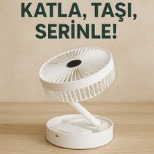 Glr Fs-21 USB Fan – Sessiz, Taşınabilir, Yüksekliği Ayarlanabilir