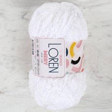 Loren Mery Beyaz El Örgü Ipi - M402 - 34310
