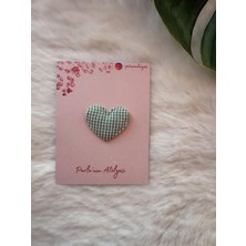 Parla'nın Atölyesi Az Saçlı ve Saçsız Bebek Tokası(Kalp)