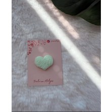 Parla'nın Atölyesi Az Saçlı ve Saçsız Bebek Tokası(Kalp)