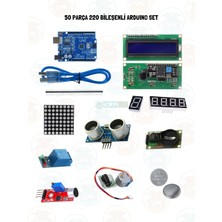 Arduino Başlangıç Seti 50 Parça 220 Bileşenli Gelişmiş Maker Seti + Saklama Kutulu