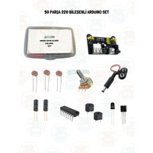 Arduino Başlangıç Seti 50 Parça 220 Bileşenli Gelişmiş Maker Seti + Saklama Kutulu