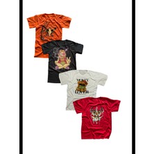 4’te 4 Tarz Özel Baskı Tişört Seti