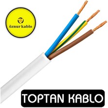 Öznur Kablo Ttr 3x2.5 mm %100 Bakır 100M