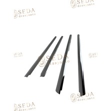 Seda Dizayn Oto Renault Megane 1 Hb /sd 1996 > 2004 Cam Çıtası 4 Prç. P. Çelik