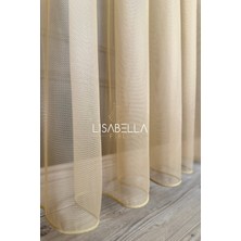 Lisabella Home Saf Elegans Sütlü Kahve Renk Orjinal  Grek Tül (1x2.5 Pile )