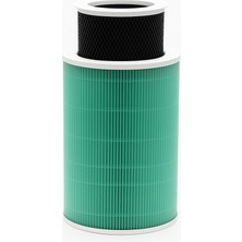 Purmed Xiaomi Mi 1 / Mi 2 / Mi 3 / Mi Pro Air Purifier Uyumlu Yeşil H13 HEPA + Değiştirilebilir Karbon Filtre – RFID Çipli Yedek Filtre