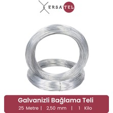 Ersa Tel Galvanizli Bağlama Teli Sera Bağlama Teli Paslanmaz 1kg