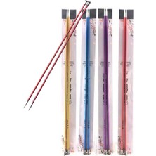 Marsilyan Metalize Çift Renk Şiş 35 cm 3 Numara (Renk Stoğa Göre)