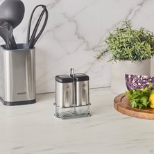 Karaca Shinex Inox Cam Tuzluk ve Biberlik 100 Ml