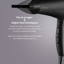 Arzum AR5098 Saloncare Profesyonel Saç Kurutma Makinesi - Siyah - 2200 Watt
