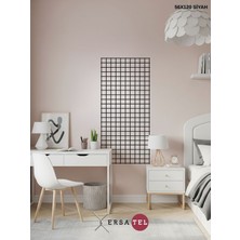 Ersa Tel Tel Pano Metal Duvar Panosu Ersapano Classic 56 x 120 cm Siyah