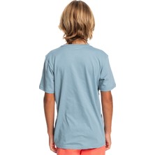 Quiksilver Comp Logo Yth Erkek Çocuk Mavi Tişört