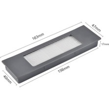 Lumin Essence Ozmo T8 N8PRO T9AIVI Elektrikli Süpürge Robotu Için 7 Adet Silindir Fırçalı Yan Hepa Filtre (Yurt Dışından)