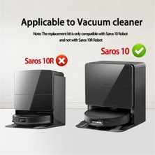 Lumin Essence Saros 10 Robot Süpürge Için 34 Adet Aksesuar Seti Çift Ana Fırça Yan Fırçalar Hepa Filtreler Paspas Giysiler Toz Torbaları (Yurt Dışından)