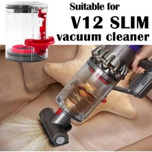 Lumin Essence V10 Slim V12 Dijital Toz Haznesi Kovası ve Üst Sabit Sızdırmazlık Halkası Elektrikli Süpürge Yedek Parçaları (Yurt Dışından)