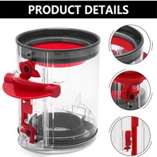 Lumin Essence V10 Slim V12 Dijital Toz Haznesi Kovası ve Üst Sabit Sızdırmazlık Halkası Elektrikli Süpürge Yedek Parçaları (Yurt Dışından)