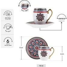Karaca Söğüt 6 Kişilik Kahve Fincanı 90 ml