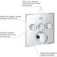 Grohe Smartcontrol 3 Valfli  Ankastre Duş Bataryası - 29149000