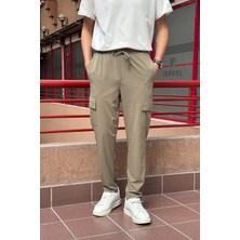 Erkek, Regular Fit, Paraşüt Kumaş, Kargo Cep, Lastikli Pantolon 24ınp276