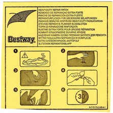 Bestway Şişme Ürünler için Tamir Yaması 6,5 x 6,5 cm 62091