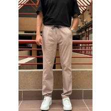 Erkek, bel lastikli, yazlık-baharlık, Old Money culture, pamuklu, keten dokuma pantolon 290