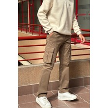 Baggy-oversize Kalıp, Kargo Cep, Gabardin Pantolon 23ınp274