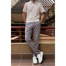 Erkek, bel lastikli, yazlık-baharlık, Old Money culture, pamuklu, keten dokuma pantolon 290