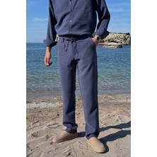 Erkek, Yandan lastikli, Dökümlü, Liyosel, Regular fit, Old Money Culture Pantolon 304