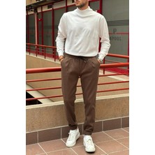 Bel ve paça bağcıklı, Pile detaylı, Standart-fit Old Money Culture, Pantolon