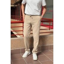 Bel lastikli, bağcıklı, Oversize fit, %100 Pamuklu Müslin dokuma, Yazlık&baharlık Pantolon 295