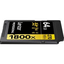 Lexar 64GB Gold Series 1800X Uhs-Iı Sdxc Hafıza Kartı 270MBS