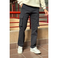 Baggy-oversize Kalıp, Kargo Cep, Gabardin Pantolon 23ınp274