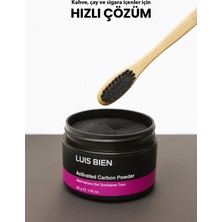 Luis Bien Aktif Karbon Diş Temizleme Tozu 50 gr + Bambu Diş Fırçası Set