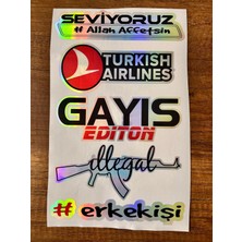 Sm Motors Oto Arka Cam Yazısı Hologramlı  Yan Kapı, Yan Cam Stickerı Seviyoruz