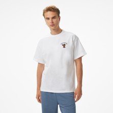 Converse Pool Side Star Chevron Erkek Beyaz T-Shirt