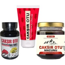 Çakşır Otu Kremi + Çakşır Macunu + 60LI Çakşır Kapsülleri > Sertleşmeye Gecikmeye Büyütmeye Özel 3lü Set