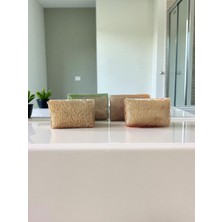 Doğal El Yapımı Aloe Vera, Eşek Sütlü, Güllü ve Pirinçli Kabak Lifli Sabun 4'lü Set