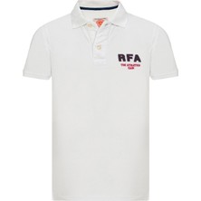 Routefield Prince Erkek Beyaz Polo Tişört