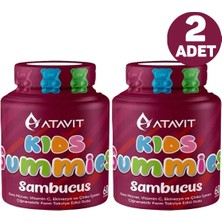 Asfstore Atavit Kids Sambucus 60 Gummies 2 Adet