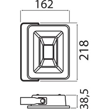 Horoz 50W SMD Led Projektör (Pars-50)  Beyaz