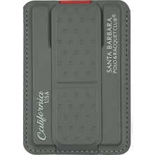 M.TK Moveteck Polo Usa Santa Barbara Apple iPhone 12 13 14 15 16 Pro Max Uyumlu Manyetik Standlı Magsafe Cüzdan Kartlık - Beck Serisi