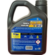 Opar T2 5W40 Motor Yağı LPGLİ 2025 Üretim tarihli
