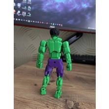 Dummy Hulk 3D Baskı Hareketli Figür – 16 cm Koleksiyonluk Oyuncak