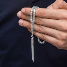 Stillove Gümüş Kapsül Kesim Erkek Tesbih SL12613