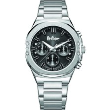 Lee Cooper LC07991.350 Erkek Kol Saati – Siyah Kadran, Gümüş Çelik Kasa, Multifonksiyon Quartz Mekanizma