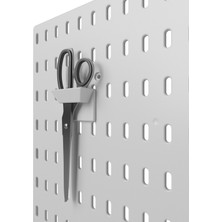 Çok Amaçlı Organizatör Pano Makas Tutucu - Beyaz